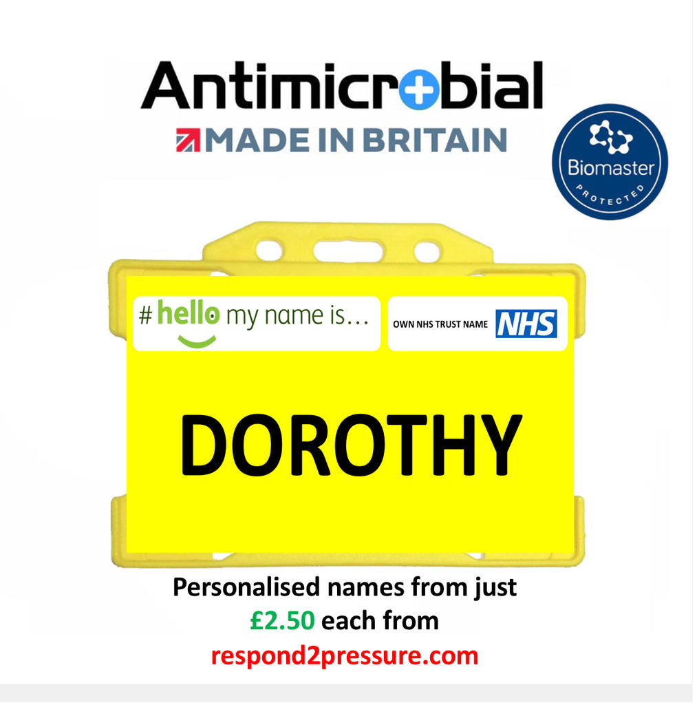 Yellow Name Badges (Product Code YB01)